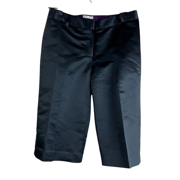 Milly Women Short 4 Silky Trouser‎ Preppy Classic Luxury Tuxedo Bermuda - Picture 1 of 11